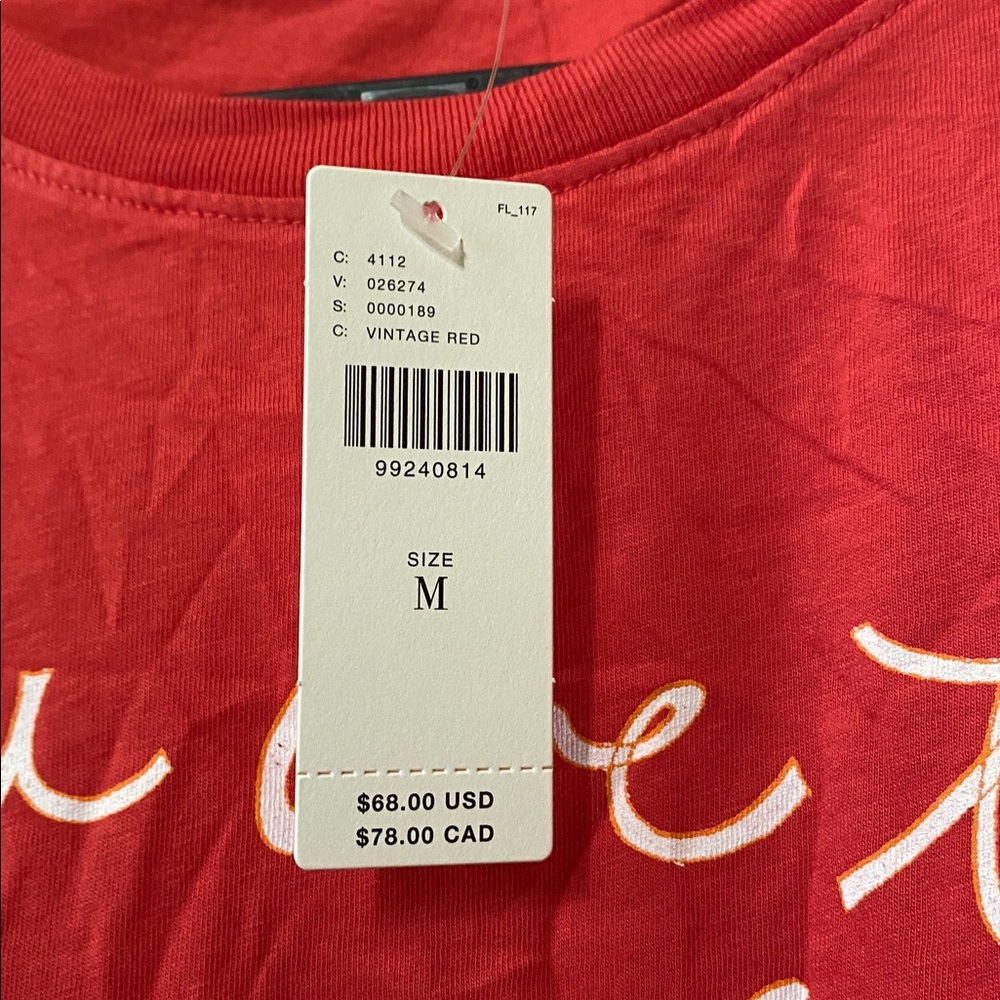 Anthropologie x LETLUV you are the fish to my chips T-Shirt - Picture 6 of 8
